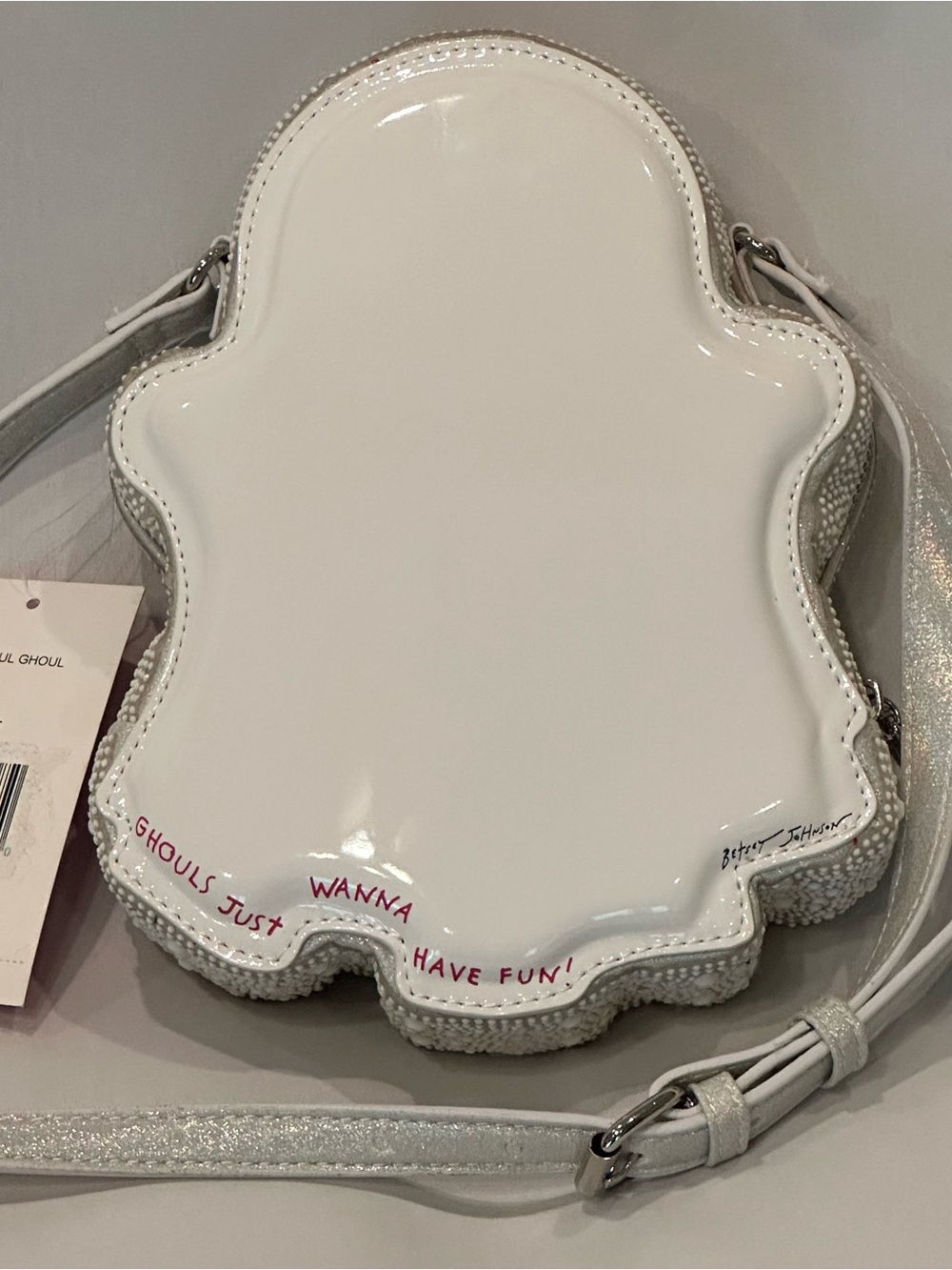 Betsey Johnson Boo Tiful Ghoul Ghost Crossbody Bag - Picture 6 of 8